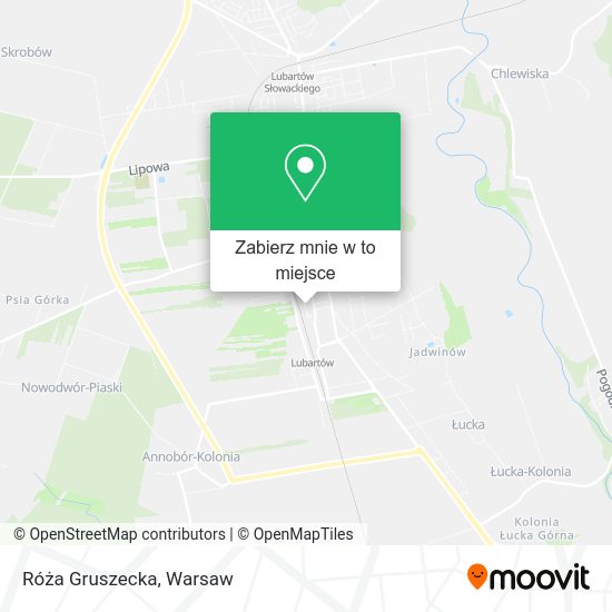 Mapa Róża Gruszecka