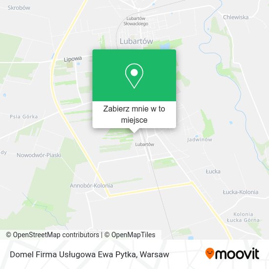 Mapa Domel Firma Usługowa Ewa Pytka