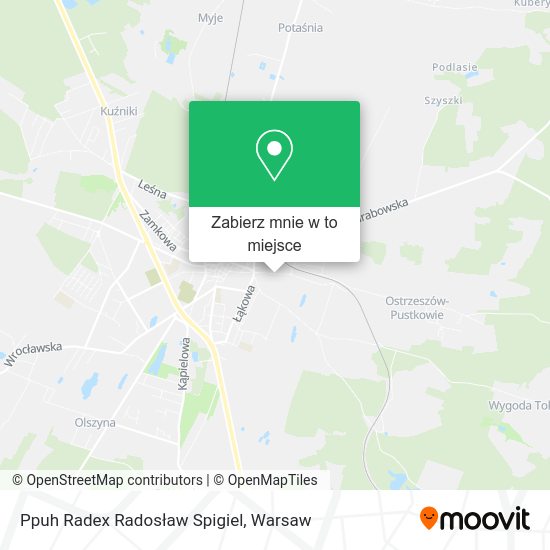 Mapa Ppuh Radex Radosław Spigiel