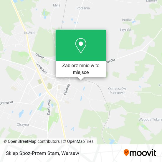 Mapa Sklep Spoz-Przem Stam