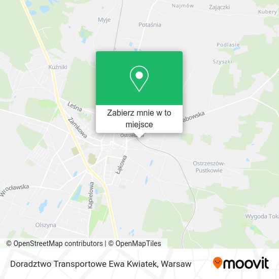 Mapa Doradztwo Transportowe Ewa Kwiatek