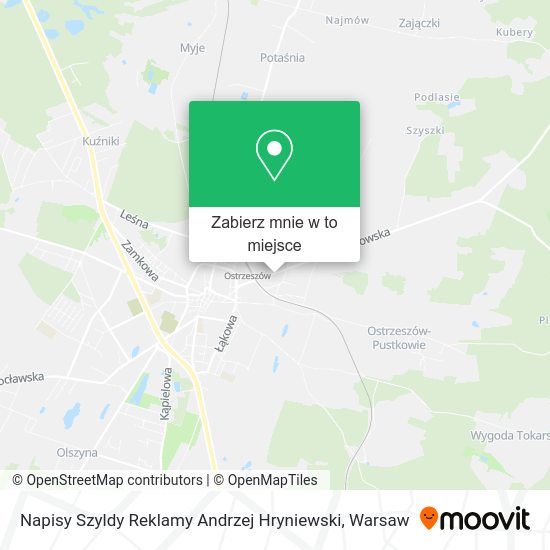 Mapa Napisy Szyldy Reklamy Andrzej Hryniewski