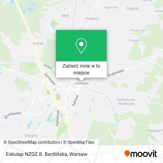 Mapa Eskulap NZOZ B. Bartlińska