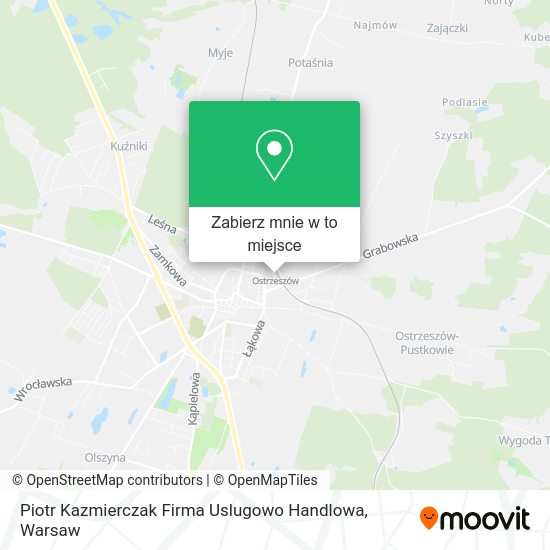 Mapa Piotr Kazmierczak Firma Uslugowo Handlowa