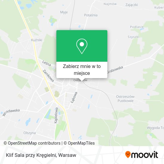 Mapa Klif Sala przy Kręgielni