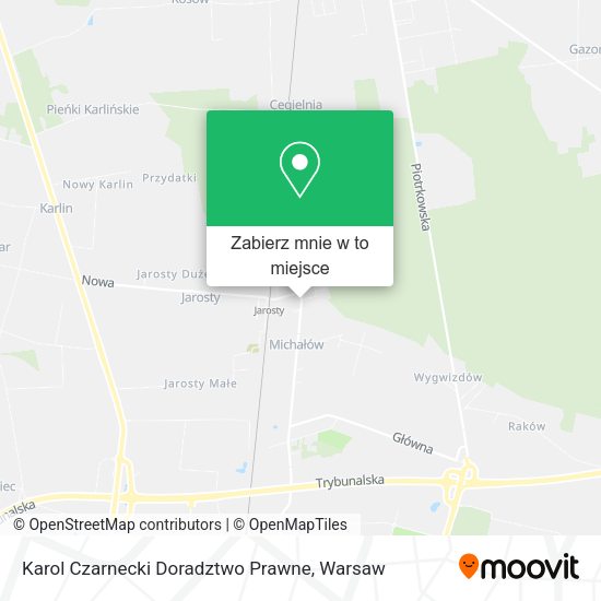 Mapa Karol Czarnecki Doradztwo Prawne