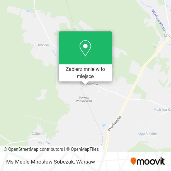 Mapa Ms-Meble Mirosław Sobczak