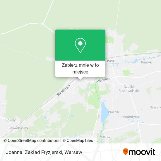 Mapa Joanna. Zakład Fryzjerski