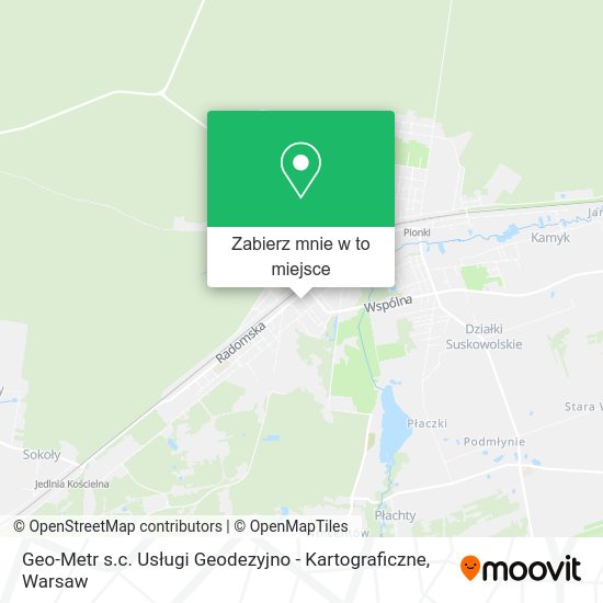 Mapa Geo-Metr s.c. Usługi Geodezyjno - Kartograficzne