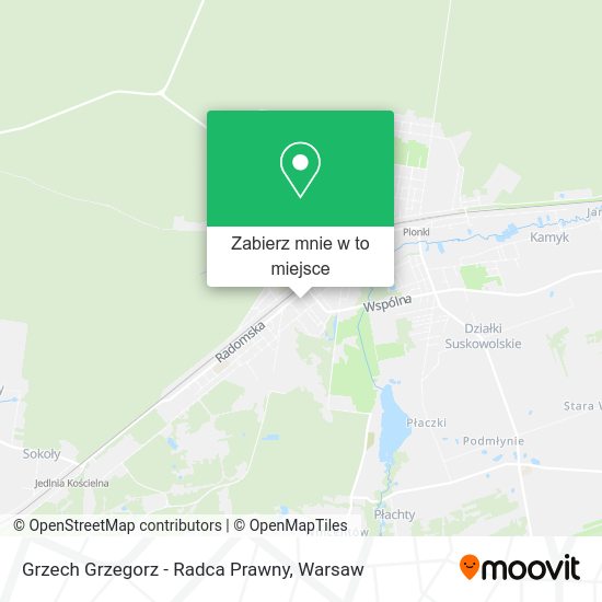 Mapa Grzech Grzegorz - Radca Prawny