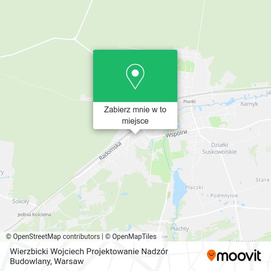 Mapa Wierzbicki Wojciech Projektowanie Nadzór Budowlany