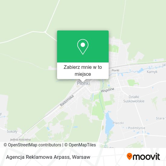 Mapa Agencja Reklamowa Arpass