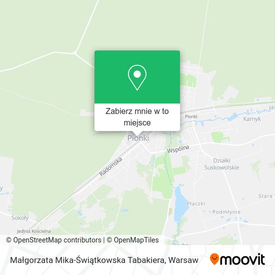 Mapa Małgorzata Mika-Świątkowska Tabakiera