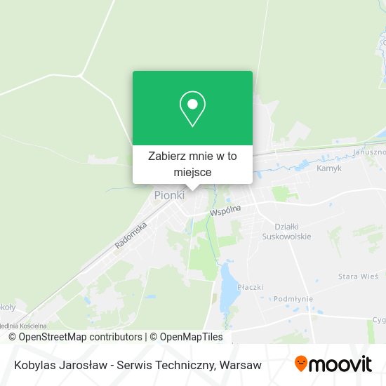 Mapa Kobylas Jarosław - Serwis Techniczny