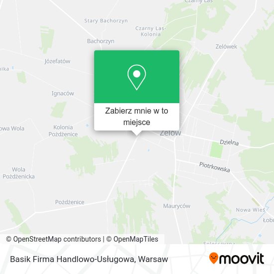 Mapa Basik Firma Handlowo-Usługowa