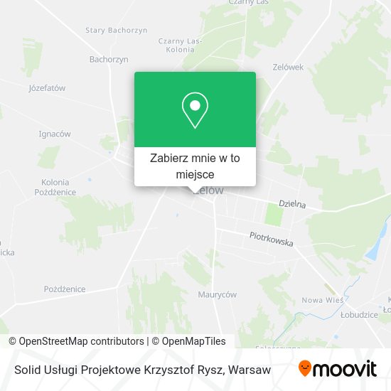 Mapa Solid Usługi Projektowe Krzysztof Rysz