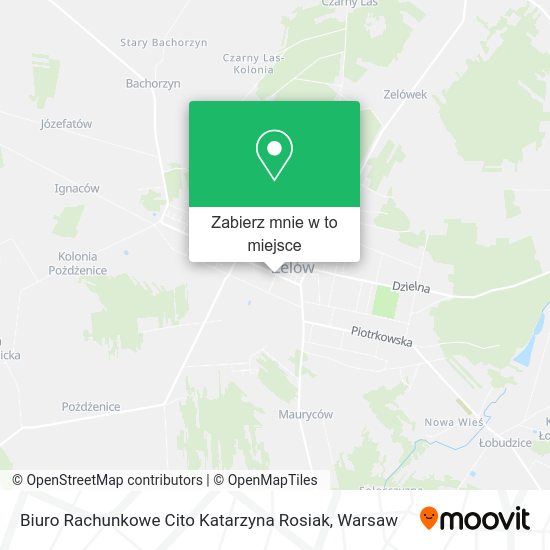 Mapa Biuro Rachunkowe Cito Katarzyna Rosiak