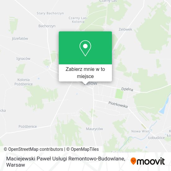 Mapa Maciejewski Paweł Usługi Remontowo-Budowlane