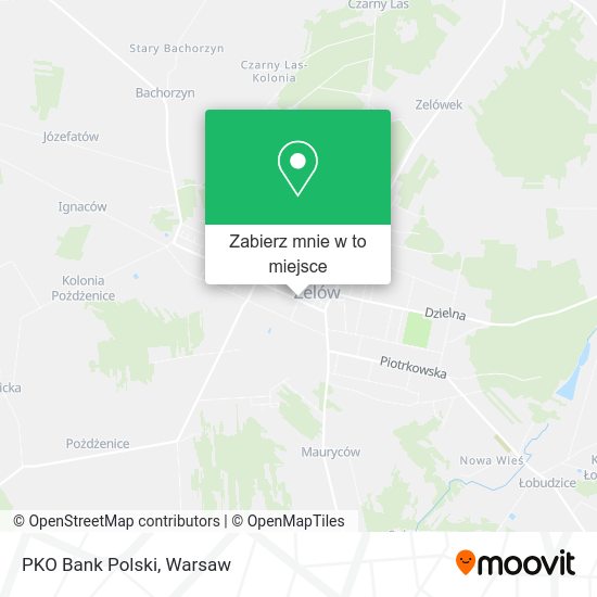 Mapa PKO Bank Polski