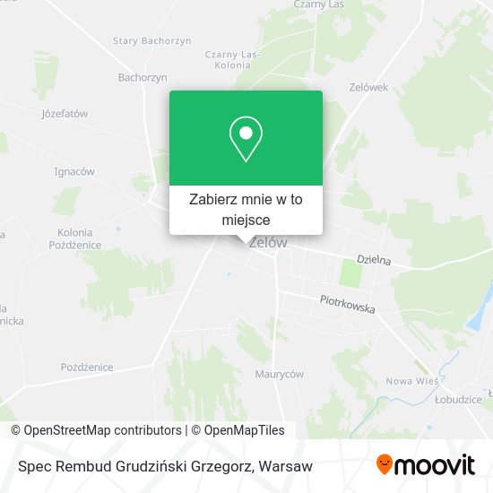 Mapa Spec Rembud Grudziński Grzegorz