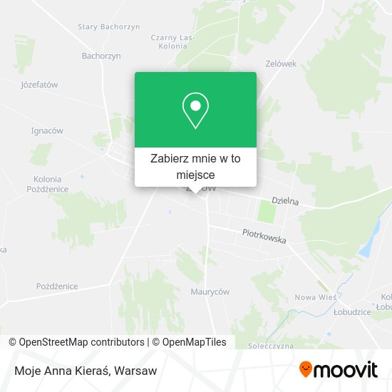 Mapa Moje Anna Kieraś