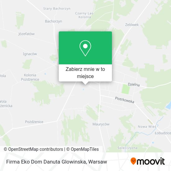 Mapa Firma Eko Dom Danuta Glowinska