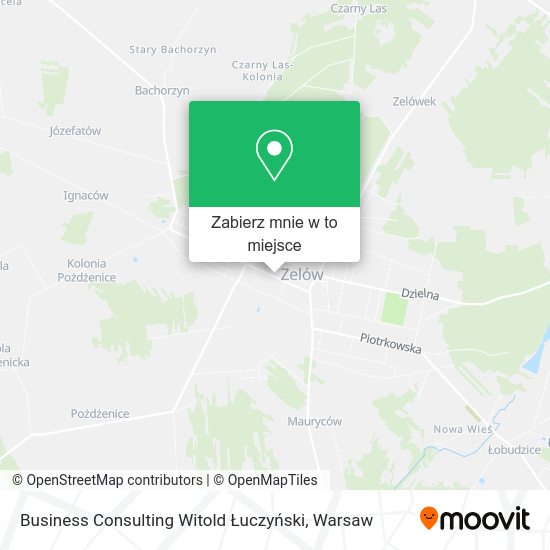 Mapa Business Consulting Witold Łuczyński