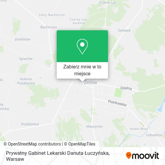 Mapa Prywatny Gabinet Lekarski Danuta Łuczyńska