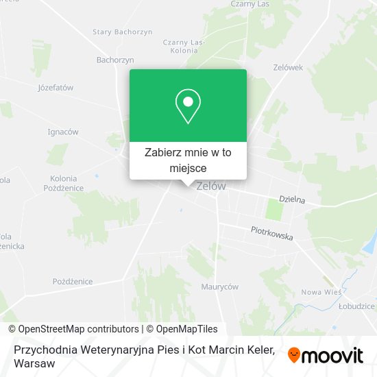 Mapa Przychodnia Weterynaryjna Pies i Kot Marcin Keler