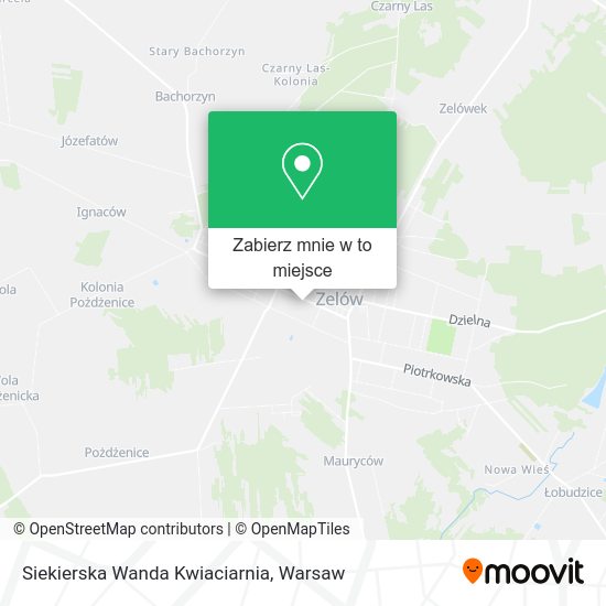 Mapa Siekierska Wanda Kwiaciarnia