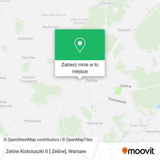 Mapa Zelów Kościuszki II [ Zelów]