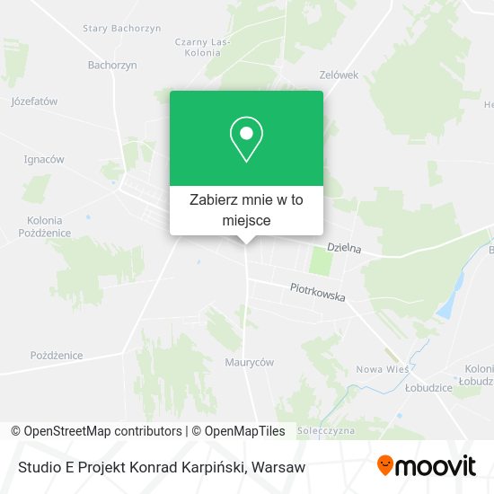 Mapa Studio E Projekt Konrad Karpiński