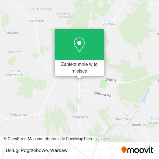 Mapa Usługi Pogrzebowe