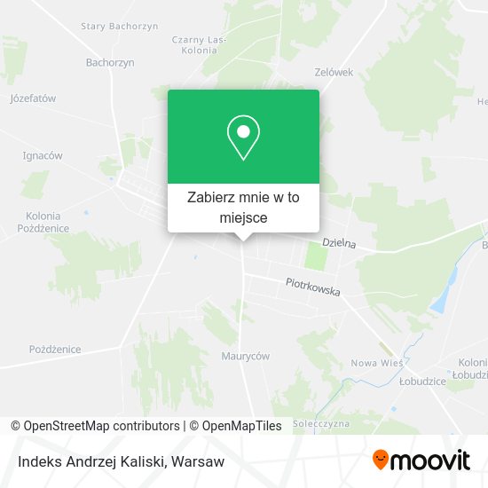 Mapa Indeks Andrzej Kaliski