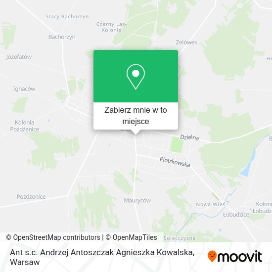 Mapa Ant s.c. Andrzej Antoszczak Agnieszka Kowalska