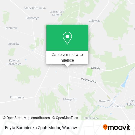 Mapa Edyta Baraniecka Zpuh Modor