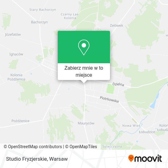 Mapa Studio Fryzjerskie