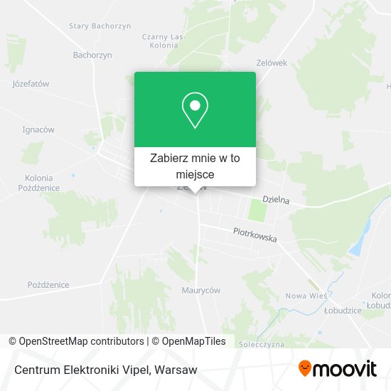 Mapa Centrum Elektroniki Vipel