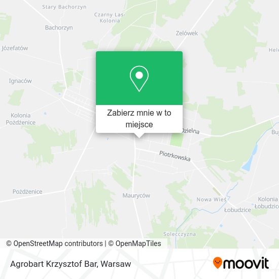 Mapa Agrobart Krzysztof Bar