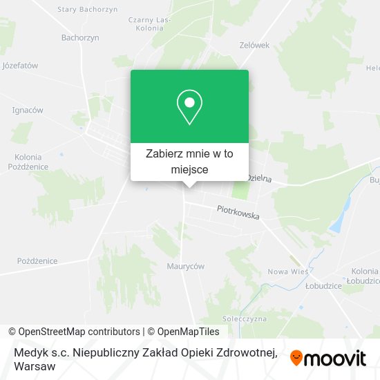 Mapa Medyk s.c. Niepubliczny Zakład Opieki Zdrowotnej