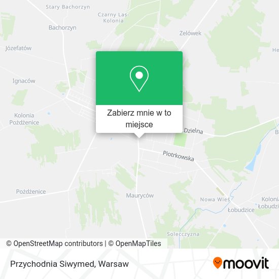 Mapa Przychodnia Siwymed