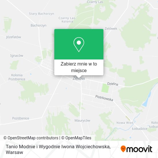 Mapa Tanio Modnie i Wygodnie Iwona Wojciechowska