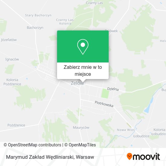 Mapa Marymud Zakład Wędliniarski