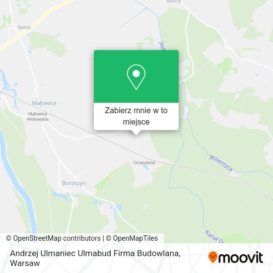 Mapa Andrzej Ulmaniec Ulmabud Firma Budowlana