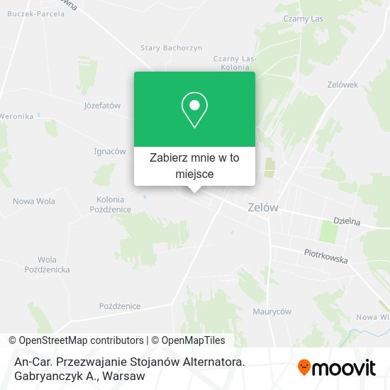 Mapa An-Car. Przezwajanie Stojanów Alternatora. Gabryanczyk A.