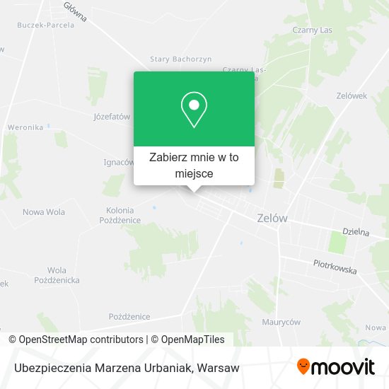 Mapa Ubezpieczenia Marzena Urbaniak