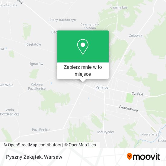 Mapa Pyszny Zakątek