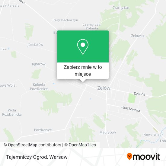 Mapa Tajemniczy Ogrod