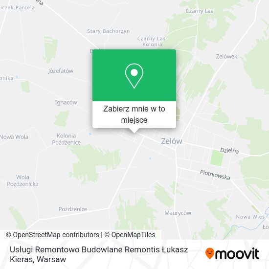 Mapa Usługi Remontowo Budowlane Remontis Łukasz Kieras