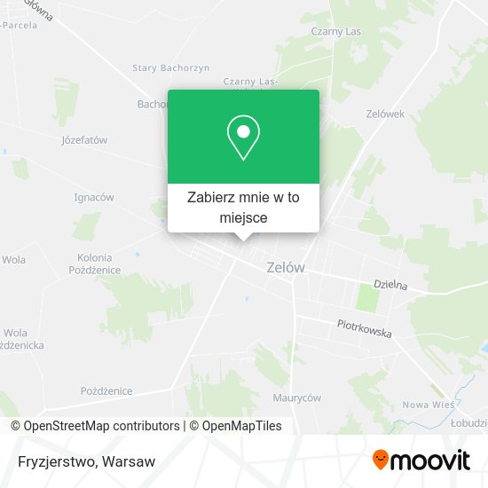 Mapa Fryzjerstwo